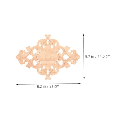 FONDOTIN 2 Stück Teiliges Set Geschnitzte Holzapplikationen für Möbel Antike Schrankornamente Kunstvolle Dekoration für Türen und Schränke Langlebige Holzverzierung für Vintage interieur FONDOTIN 2 Stück Teiliges Set Geschnitzte Holzapplikationen für Möbel Antike Schrankornamente Kunstvolle Dekoration für Türen und Schränke Langlebige Holzverzierung für Vintage interieur von FONDOTIN
