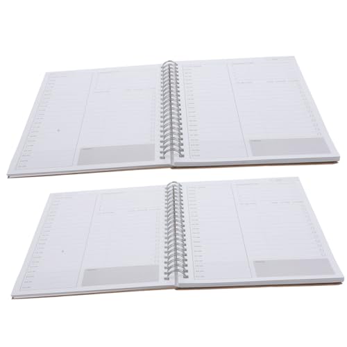 FONDOTIN 2 Stück Teiliges Spiralnotizbuch mit Robustem Kraftpapierumschlag Kompakter Planer Notizblock für Schule und Büro Grünes Papier gegen Durchschlag für Tägliche Planung und Kreative FONDOTIN 2 Stück Teiliges Spiralnotizbuch mit Robustem Kraftpapierumschlag Kompakter Planer Notizblock für Schule und Büro Grünes Papier gegen Durchschlag für Tägliche Planung und Kreative von FONDOTIN