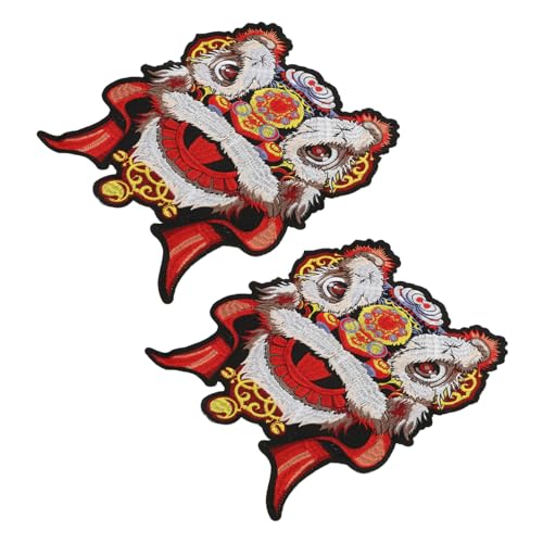 FONDOTIN 2 Stück Teiliges Tier Motiv Bestickte Applikationen Chinesischer Stil Langlebige Stoffaufnäher zum Aufnähen für Kleidung Taschen DIY Zubehör FONDOTIN 2 Stück Teiliges Tier Motiv Bestickte Applikationen Chinesischer Stil Langlebige Stoffaufnäher zum Aufnähen für Kleidung Taschen DIY Zubehör von FONDOTIN