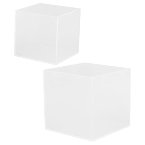 FONDOTIN 2 Stück Transparente Silikonwürfelform Vielseitige Gießform für Epoxidharz DIY Kunst Klare Quadratische Silikonform für Harz Kerzen Seifen Herstellung Verschiedene FONDOTIN 2 Stück Transparente Silikonwürfelform Vielseitige Gießform für Epoxidharz DIY Kunst Klare Quadratische Silikonform für Harz Kerzen Seifen Herstellung Verschiedene von FONDOTIN