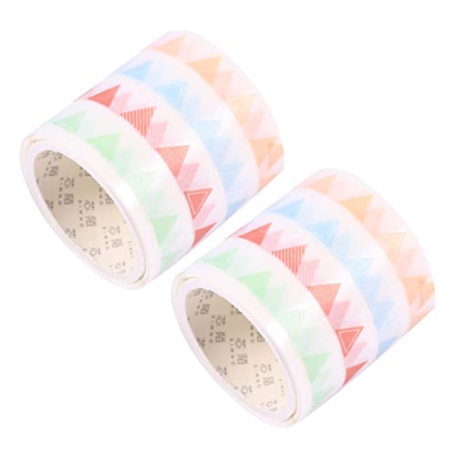 FONDOTIN 2 Stück Washi Tape Teiliges Basic Color Klebeband aus Premium Washi Papier Langlebig Vielseitig als Planer und Tagebuchaufkleber für DIY Basteln und Scrapbooking Geeignet von FONDOTIN
