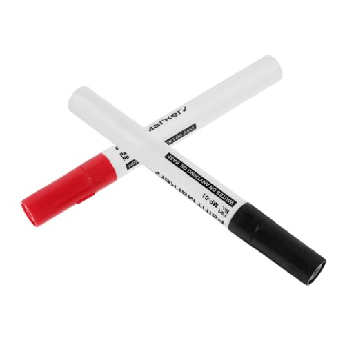 FONDOTIN 2 Stück Wasserdichter Monument Markier Pinsel Schwarz Rot Wasserfester Ölfarben Paint Marker Stift für Grabsteine Langlebiger Industrieller Beschriftungsstift Präzise Anwendung FONDOTIN 2 Stück Wasserdichter Monument Markier Pinsel Schwarz Rot Wasserfester Ölfarben Paint Marker Stift für Grabsteine Langlebiger Industrieller Beschriftungsstift Präzise Anwendung von FONDOTIN
