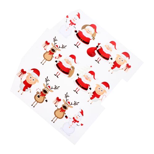 FONDOTIN 2 Stück Weihnachtliche Bügelbilder Aufnäher mit Bunten Cartoon Motiven Waschbare DIY Textil Transfer Patches für T Shirts Jeans Taschen Hüte und Mehr Einfache Anwendung mit FONDOTIN 2 Stück Weihnachtliche Bügelbilder Aufnäher mit Bunten Cartoon Motiven Waschbare DIY Textil Transfer Patches für T Shirts Jeans Taschen Hüte und Mehr Einfache Anwendung mit von FONDOTIN