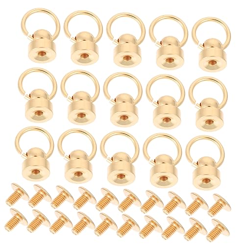 FONDOTIN 20 Sets Handyhüllen Zugschnalle Geldbörsenkette Charm Handtaschen Kits Basteln Handtaschen Kettenriemen Geldbörsenkettenriemen Schraubverschlüsse Geldbörsennieten von FONDOTIN