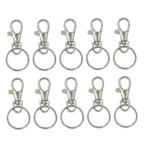 FONDOTIN 20 Sets Schlüsselanhänger Abnehmbarer Schlüsselring Karabinerverschluss Großer Karabiner Damen Schlüsselverschlüsse Drehbar Großschlüsselanhänger Große Accessoires FONDOTIN 20 Sets Schlüsselanhänger Abnehmbarer Schlüsselring Karabinerverschluss Großer Karabiner Damen Schlüsselverschlüsse Drehbar Großschlüsselanhänger Große Accessoires von FONDOTIN