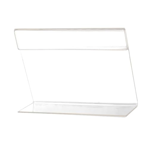 FONDOTIN 20 Stück Teiliges Acryl Etikettenhalter Förmig Transparenter Preisschild Halter Wiederverwendbar Langlebig für Supermarkt Einzelhandel Laden Verkaufsschilder Display FONDOTIN 20 Stück Teiliges Acryl Etikettenhalter Förmig Transparenter Preisschild Halter Wiederverwendbar Langlebig für Supermarkt Einzelhandel Laden Verkaufsschilder Display von FONDOTIN