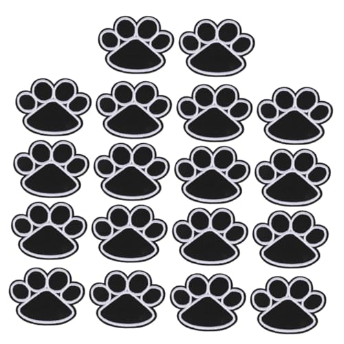 FONDOTIN 20 Stück Teiliges Bestickte Hundepfoten Patches mit Selbstklebendem Rücken Bunte Aufnäher zum Aufbügeln und Nähen für Kleidung Taschen DIY Dekoration Robust und Gestickt FONDOTIN 20 Stück Teiliges Bestickte Hundepfoten Patches mit Selbstklebendem Rücken Bunte Aufnäher zum Aufbügeln und Nähen für Kleidung Taschen DIY Dekoration Robust und Gestickt von FONDOTIN