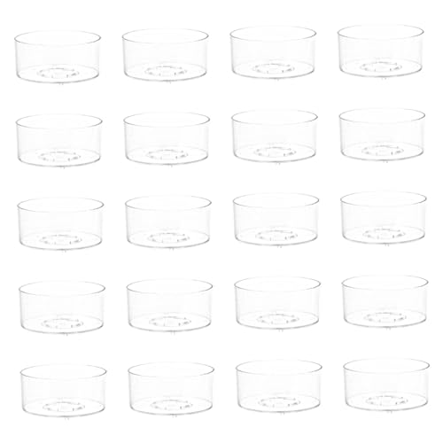 FONDOTIN 20 Stück Teiliges DIY Kerzenbehälter aus Hochwertigem Kunststoff Flammhemmende Runde Kerzenschalen für Kerzenherstellung Leicht Praktisch für Kerzenliebhaber FONDOTIN 20 Stück Teiliges DIY Kerzenbehälter aus Hochwertigem Kunststoff Flammhemmende Runde Kerzenschalen für Kerzenherstellung Leicht Praktisch für Kerzenliebhaber von FONDOTIN