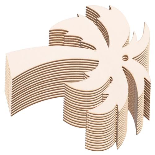 FONDOTIN 20 Stück Teiliges DIY holzset Palmbaum Holzscheiben zum Bemalen Robuste Holzstücke für Basteln Handgefertigte Naturholz Anhänger Sicher und Langlebig für Kreative Partydekoration FONDOTIN 20 Stück Teiliges DIY holzset Palmbaum Holzscheiben zum Bemalen Robuste Holzstücke für Basteln Handgefertigte Naturholz Anhänger Sicher und Langlebig für Kreative Partydekoration von FONDOTIN
