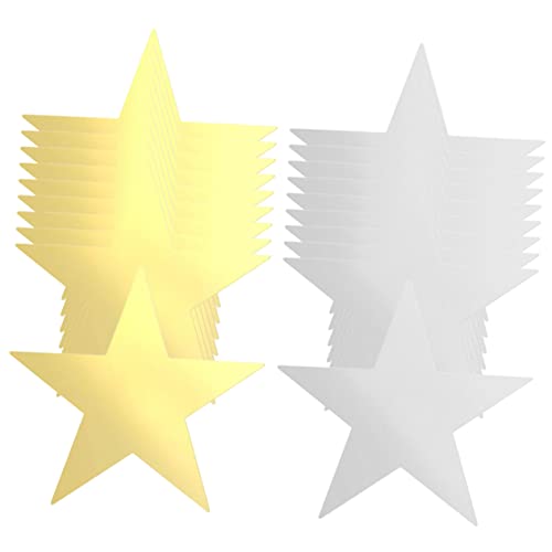 FONDOTIN 20 Stück Teiliges Doppelseitige Gold und Papierausschnitte Filigrane Wanddekoration für Klassenzimmer Party und Diy Bastelprojekte Vielseitige Dekoration für Schulfeiern und FONDOTIN 20 Stück Teiliges Doppelseitige Gold und Papierausschnitte Filigrane Wanddekoration für Klassenzimmer Party und Diy Bastelprojekte Vielseitige Dekoration für Schulfeiern und von FONDOTIN