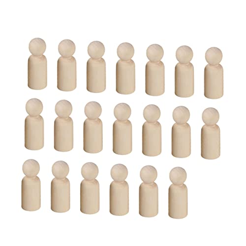 FONDOTIN 20 Stück Teiliges Kleine Holzfiguren zum Bemalen Männliche Puppen aus Hochwertigem Holz DIY Bastelset für Kreative Holzpuppen für Kinderzimmer Dekoration und Handwerksprojekte FONDOTIN 20 Stück Teiliges Kleine Holzfiguren zum Bemalen Männliche Puppen aus Hochwertigem Holz DIY Bastelset für Kreative Holzpuppen für Kinderzimmer Dekoration und Handwerksprojekte von FONDOTIN