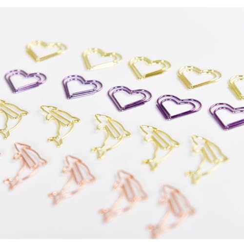 FONDOTIN 20 Stück Teiliges Metall Büroklammern in Roségold Kreative Delfinform Notiz Papierklammern Langlebige Flexible Büroklammern zum Organisieren von Dokumenten und Fotos FONDOTIN 20 Stück Teiliges Metall Büroklammern in Roségold Kreative Delfinform Notiz Papierklammern Langlebige Flexible Büroklammern zum Organisieren von Dokumenten und Fotos von FONDOTIN