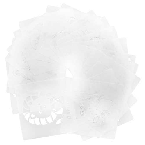 FONDOTIN 20 Stück Teiliges Tier Malschablonen aus Robustem Pet Wiederverwendbar Transparente DIY Zeichenschablonen für Geeignet für Stifte Buntstifte Marker zum Basteln und Gestalten von FONDOTIN