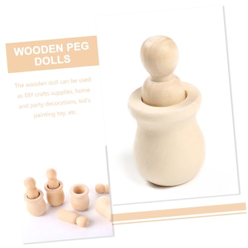 FONDOTIN 20 Stück Teiliges Unbemalte Holzfiguren für DIY Basteln Natürliche Holz peg Dolls zum Bemalen Kreative Spielfiguren für Handwerk Malspielzeug und Dekoration FONDOTIN 20 Stück Teiliges Unbemalte Holzfiguren für DIY Basteln Natürliche Holz peg Dolls zum Bemalen Kreative Spielfiguren für Handwerk Malspielzeug und Dekoration von FONDOTIN