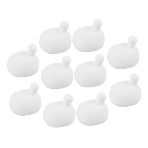 FONDOTIN 20 Stück Teiliges Weißer Silikon Bubble Toy Innenkerne Ersatz Zubehör für DIY Puppenherstellung Strapazierfähig Sicher Austauschbar Minimalistisches Design für Familie von FONDOTIN