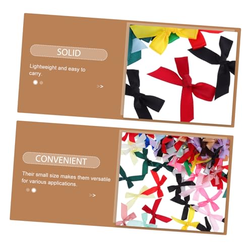 FONDOTIN 200 Stück Bunte Satinband Schleifen Vorgebundene Mini schleifen aus Polyester für DIY Bastelprojekte Vielseitige Dekoration für Hochzeit Weihnachten Party und Geschenkverpackungen FONDOTIN 200 Stück Bunte Satinband Schleifen Vorgebundene Mini schleifen aus Polyester für DIY Bastelprojekte Vielseitige Dekoration für Hochzeit Weihnachten Party und Geschenkverpackungen von FONDOTIN