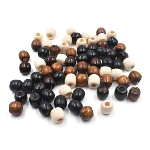 FONDOTIN 200 Stück Holzperlen mit Großem Loch Bunte DIY Schmuckperlen Glatte Oberfläche Hautfreundlich Langlebig Geeignet zum Auffädeln und Basteln von DIY Schmuck und Girlanden FONDOTIN 200 Stück Holzperlen mit Großem Loch Bunte DIY Schmuckperlen Glatte Oberfläche Hautfreundlich Langlebig Geeignet zum Auffädeln und Basteln von DIY Schmuck und Girlanden von FONDOTIN