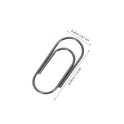 FONDOTIN 200 Stück Mini Metall Büroklammern Retro Stil Schwarz Nickel Kleine Paperclips für Büro Zuhause Dokumentenorganisation und Bastelprojekte FONDOTIN 200 Stück Mini Metall Büroklammern Retro Stil Schwarz Nickel Kleine Paperclips für Büro Zuhause Dokumentenorganisation und Bastelprojekte von FONDOTIN