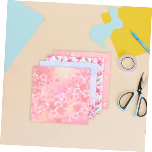 FONDOTIN 200 Stück Origami Papier Quadratisches Doppelseitiges Bastelpapier für DIY Faltkunst Leichtes Langlebiges Bastelmaterial für Erwachsene Vielseitig Verwendbar von FONDOTIN