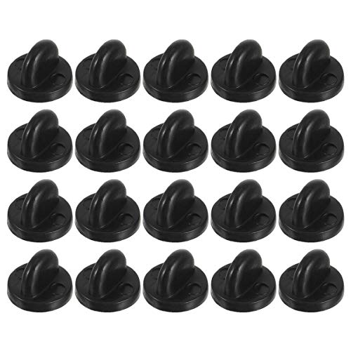FONDOTIN 200 Stück PVC Pin Backs für Broschen Gummiverschlüsse für Anstecknadeln für DIY Schmuck und Leicht und Einfach zu Verwenden von FONDOTIN