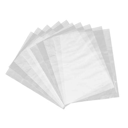 FONDOTIN 200 Stück PVC Schrumpfbeutel Transparent Hitzeempfindliche Schrumpffolie für Haushaltsverpackung Langlebige Transparente Schrumpfverpackung für Einfache Inhaltsidentifikation und von FONDOTIN