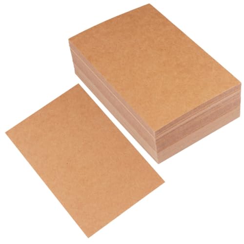 FONDOTIN 200 Stück Teiliges Blanko Kraftpapier Kartenrohlinge Vielseitige DIY Grußkarten und Postkarten zum Beschreiben Malen und Gestalten als Geburtstags Nachrichtkarten für Familie und FONDOTIN 200 Stück Teiliges Blanko Kraftpapier Kartenrohlinge Vielseitige DIY Grußkarten und Postkarten zum Beschreiben Malen und Gestalten als Geburtstags Nachrichtkarten für Familie und von FONDOTIN
