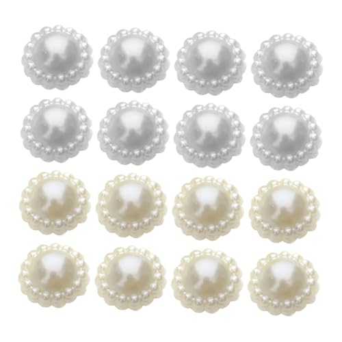 FONDOTIN 200 Stück Teiliges DIY Perlen Schmuck Abs Sonnenblume Haarschmuck Dekor Cremeweiß Weiß Perlen für Haarclip Charms und Kreative Bastelprojekte FONDOTIN 200 Stück Teiliges DIY Perlen Schmuck Abs Sonnenblume Haarschmuck Dekor Cremeweiß Weiß Perlen für Haarclip Charms und Kreative Bastelprojekte von FONDOTIN