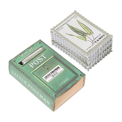 FONDOTIN 200Blätter DIY Dekorative Briefmarkenaufkleber Selbstklebende Vintage Sticker für Notizbücher Geschenketiketten Planer und Scrapbooking für Bastelprojekte FONDOTIN 200Blätter DIY Dekorative Briefmarkenaufkleber Selbstklebende Vintage Sticker für Notizbücher Geschenketiketten Planer und Scrapbooking für Bastelprojekte von FONDOTIN