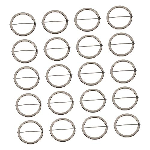 FONDOTIN 20Stücke Schlüsselringe Metallringe für DIY Anhänger Stabile Schlüsselanhänger für Bastelprojekte für Schlüssel Lanyards und von FONDOTIN