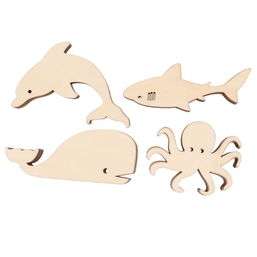 FONDOTIN 24 Stück Teiliges Holzknopf Süßen Meerestier motiven Naturbelassene Holzscheiben zum Bemalen und Basteln Leichte DIY Holzdekoration für Aquarium Bastelprojekte Octopus Wal Delfin FONDOTIN 24 Stück Teiliges Holzknopf Süßen Meerestier motiven Naturbelassene Holzscheiben zum Bemalen und Basteln Leichte DIY Holzdekoration für Aquarium Bastelprojekte Octopus Wal Delfin von FONDOTIN