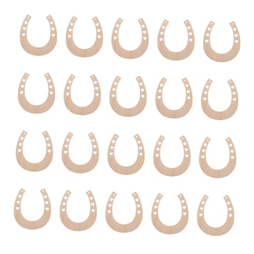 FONDOTIN 24 Stück Teiliges Holzscheiben Hufeisenform Naturbelassene Blanko Holzstücke für DIY Dekoanhänger Handliche Holzscheiben zum Basteln und Bemalen Langlebiges Naturholz für Kreative FONDOTIN 24 Stück Teiliges Holzscheiben Hufeisenform Naturbelassene Blanko Holzstücke für DIY Dekoanhänger Handliche Holzscheiben zum Basteln und Bemalen Langlebiges Naturholz für Kreative von FONDOTIN