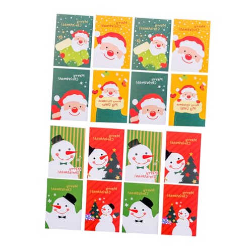 FONDOTIN 24 Stück Weihnachts-Notizblock Weihnachts-Mini-Notizbücher Weihnachtsnotizbücher Mini-Weihnachtsnotizblöcke Weihnachten Taschennotizbuch Weihnachtsnotizbuch Student Notebook Papier von FONDOTIN