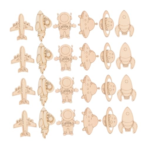 FONDOTIN 24 Stück Weltraum Astronauten Holzspäne Weltraum Themen Dekoration Raketen Malprojekt Weltraum Malerei Themen Kunstprojekt Heimdekoration Holz Beige FONDOTIN 24 Stück Weltraum Astronauten Holzspäne Weltraum Themen Dekoration Raketen Malprojekt Weltraum Malerei Themen Kunstprojekt Heimdekoration Holz Beige von FONDOTIN