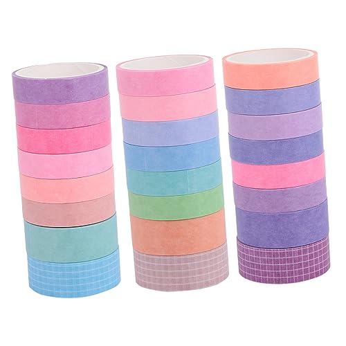FONDOTIN 24Rollen Dekorative Washi Tapes Set Japanische Papierbänder für Scrapbooking DIY Dekoration Planer und Hochwertiges Klebeband Champagner FONDOTIN 24Rollen Dekorative Washi Tapes Set Japanische Papierbänder für Scrapbooking DIY Dekoration Planer und Hochwertiges Klebeband Champagner von FONDOTIN