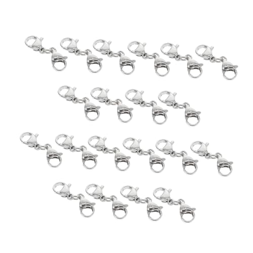 FONDOTIN 25 Stück Lobster Clips für Armbandverlängerungen DIY Schmuckverschluss für Kleine und Mittelgroße Projekte FONDOTIN 25 Stück Lobster Clips für Armbandverlängerungen DIY Schmuckverschluss für Kleine und Mittelgroße Projekte von FONDOTIN