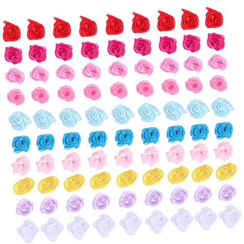 FONDOTIN 250Stücke Mischfarbe DIY Satinband Blumen Handgemachte Blumen für Dekoration und Bastelprojekte für und Heimwerkeranwendungen FONDOTIN 250Stücke Mischfarbe DIY Satinband Blumen Handgemachte Blumen für Dekoration und Bastelprojekte für und Heimwerkeranwendungen von FONDOTIN