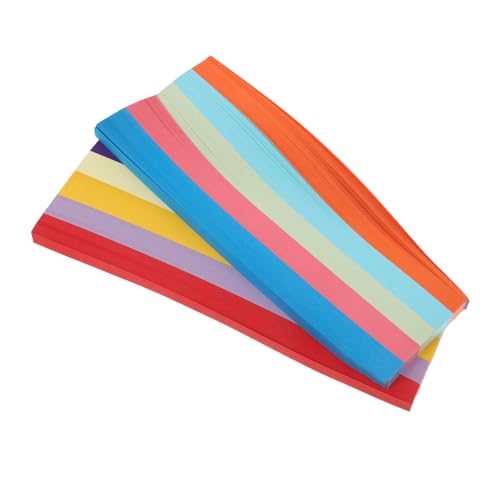 FONDOTIN 2700 Blatt Origami Papier Streifen Doppelseitig Bunte Farbige Lucky Star Dekoration DIY Bastelmaterialien Farben Pro Farbe Handwerksbedarf FONDOTIN 2700 Blatt Origami Papier Streifen Doppelseitig Bunte Farbige Lucky Star Dekoration DIY Bastelmaterialien Farben Pro Farbe Handwerksbedarf von FONDOTIN