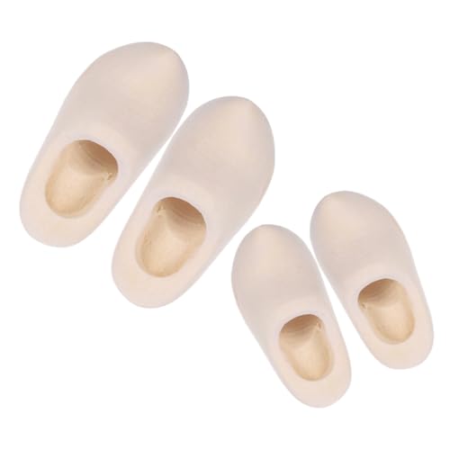 FONDOTIN 2Paare Holzschuhe Schlüsselanhänger DIY Holzrohlinge für Puppenhaus Dekoration Unvollendete Holzschuhe für Bastelprojekte und Puppenhaus Zubehör FONDOTIN 2Paare Holzschuhe Schlüsselanhänger DIY Holzrohlinge für Puppenhaus Dekoration Unvollendete Holzschuhe für Bastelprojekte und Puppenhaus Zubehör von FONDOTIN