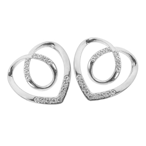 FONDOTIN 2Stücke Strass Schalringe Schalverschlüsse für Frauen Antirutsch Schalclips Dekoration für Kleidung und Accessoires FONDOTIN 2Stücke Strass Schalringe Schalverschlüsse für Frauen Antirutsch Schalclips Dekoration für Kleidung und Accessoires von FONDOTIN