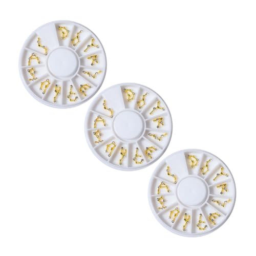 FONDOTIN 3 Boxen Zodiac Nagel Charms Nageldekorationen mit Funkelnden Strasssteinen Teiliges aus Selbstklebenden Hochwertigem Legierungs Material Vielseitig für Nägel Handyhüllen und FONDOTIN 3 Boxen Zodiac Nagel Charms Nageldekorationen mit Funkelnden Strasssteinen Teiliges aus Selbstklebenden Hochwertigem Legierungs Material Vielseitig für Nägel Handyhüllen und von FONDOTIN