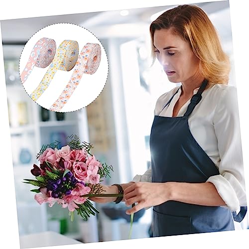 FONDOTIN 3 Rollen Geschenkband mit Blumenmuster Handgefertigtes DIY Schleifenband für Geschenkverpackung Hochzeits und Partydekoration Langlebiges Weiches Material Vielseitig Verwendbar FONDOTIN 3 Rollen Geschenkband mit Blumenmuster Handgefertigtes DIY Schleifenband für Geschenkverpackung Hochzeits und Partydekoration Langlebiges Weiches Material Vielseitig Verwendbar von FONDOTIN
