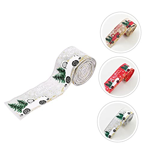 FONDOTIN 3 Rollen Weihnachtsbänder mit Kreativen Auto Motiven pro Farbenfrohe Geschenkband Deko für DIY Verpackung Party und Festtagsdeko für Frauen und Xmas Bastelprojekte FONDOTIN 3 Rollen Weihnachtsbänder mit Kreativen Auto Motiven pro Farbenfrohe Geschenkband Deko für DIY Verpackung Party und Festtagsdeko für Frauen und Xmas Bastelprojekte von FONDOTIN