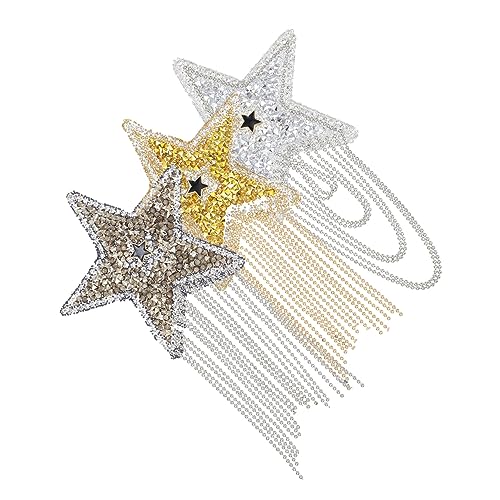 FONDOTIN 3 Stück Funkelnde Bügelbilder mit Quaste Fünfzackige Stern Applikationen für Kinderkleidung Hüte Taschen zum Aufbügeln und Dekorieren Strapazierfähige DIY Patches FONDOTIN 3 Stück Funkelnde Bügelbilder mit Quaste Fünfzackige Stern Applikationen für Kinderkleidung Hüte Taschen zum Aufbügeln und Dekorieren Strapazierfähige DIY Patches von FONDOTIN