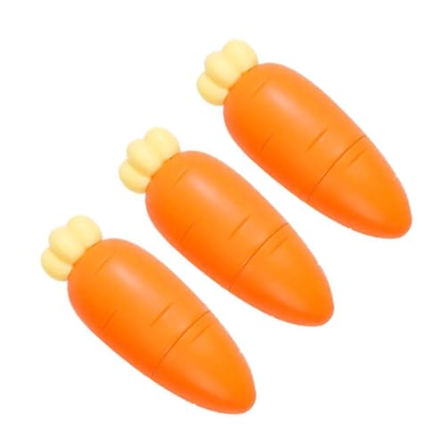 FONDOTIN 3 Stück Karotten Design Mini Highlighter Stifte und Marker Fluoreszierend Kreative Schüler Schreibwaren Für Schule Zuhause Büro Zufällige Farbe Zufällige Farbe von FONDOTIN
