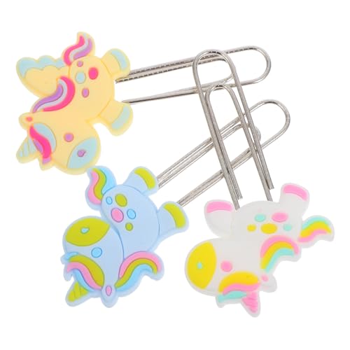 FONDOTIN 3 Stück Kreative Cartoon Büroklammern mit Niedlichen Lesezeichen Multifunktionale Papierclips für Schule Büro und Kreative Organisation Schonend für Buchseiten für Erwachsene FONDOTIN 3 Stück Kreative Cartoon Büroklammern mit Niedlichen Lesezeichen Multifunktionale Papierclips für Schule Büro und Kreative Organisation Schonend für Buchseiten für Erwachsene von FONDOTIN