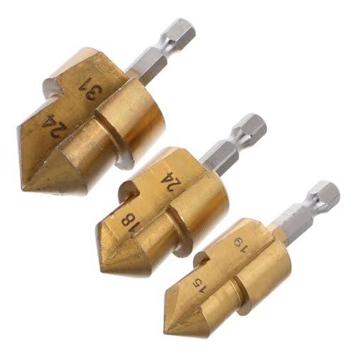 FONDOTIN 3 Stück Ppr Rohrbohrer Set Hex Schaft Expansion Reaming Drill Bits für Wasserleitung Reparatur Langlebig Robust Sicherer Rohranschluss Installationswerkzeug von FONDOTIN