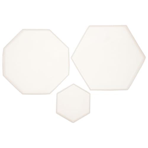 FONDOTIN 3 Stück Silikon Gießform Geometrische Resin Tray Mould für DIY Untersetzer Basteln Tischdeko Flexibel Langlebig Bpa frei für Kreative Handarbeiten FONDOTIN 3 Stück Silikon Gießform Geometrische Resin Tray Mould für DIY Untersetzer Basteln Tischdeko Flexibel Langlebig Bpa frei für Kreative Handarbeiten von FONDOTIN