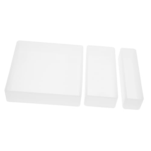 FONDOTIN 3 Stück Silikonform Teiliges Rechteck für Epoxidharz DIY Ornament Herstellung Flexible Große Resin Gießform Langlebig Rutschfest Vielseitig für Tischplatte und Heimdekor FONDOTIN 3 Stück Silikonform Teiliges Rechteck für Epoxidharz DIY Ornament Herstellung Flexible Große Resin Gießform Langlebig Rutschfest Vielseitig für Tischplatte und Heimdekor von FONDOTIN