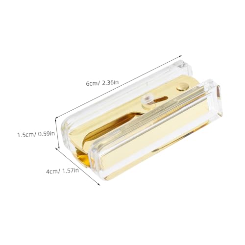 FONDOTIN 3 Stück Teiliges Ergonomisches Heftklammerentfernungsset Transparenter Acryl-heftklammerentferner mit Elegantem Golddesign Platzsparend Effizient für Büro Schule Zuhause Tragbar FONDOTIN 3 Stück Teiliges Ergonomisches Heftklammerentfernungsset Transparenter Acryl-heftklammerentferner mit Elegantem Golddesign Platzsparend Effizient für Büro Schule Zuhause Tragbar von FONDOTIN