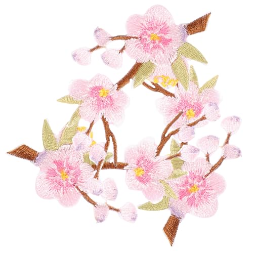 FONDOTIN 3 Stück Teiliges Set Wintersweet Stickerei Aufnäher Bügelbilder für Kleidung DIY Dekoration zum Reparieren von Textilien Einzigartiges Design von FONDOTIN